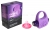 Эрекционное силиконовое кольцо Halo Vibrating Ring (5 режимов) сиреневый