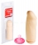 Удлиняющая пенис насадка Latex Extension Ivory 4''