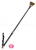 Длинный стек с золотым наконечником Riding Crop