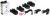 Фиксаторы для кровати Sinful Black Bed Restraint Straps