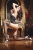 Черные чулки в сеточку с белыми лентами French Maid