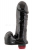Черный вибратор реалистик Toyfa 8''