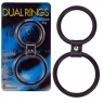 Двойное кольцо на пенис и мошонку Dual Rings