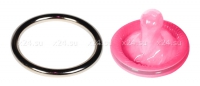 Стальное эрекционное кольцо Steel Cock Ring 1,8''