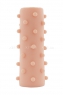 Расширяющая насадка на пенис с пупырышками Xlover (вторая кожа)