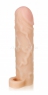 Удлиняющая и расширяющая насадка на пенис с кольцом для мошонки Giant (вторая кожа)