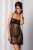 Прозрачная сорочка с кружевом Nicolette Chemise SM