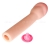 Удлиняющая пенис насадка с вибрацией Vibrating Xtra Thick 2'' (вторая кожа)