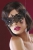 Чёрная ажурная маска Mask Black Model 14