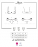 Эротичный комплект белья с ажурными вставками Miamor Set LXL