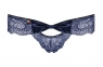 Синие кружевные трусики с бантиком Auroria Panties LXL