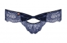 Синие кружевные трусики с бантиком Auroria Panties SM