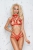 Красный комплект из лент Aisha set LXL