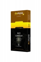 Ребристые презервативы Domino Nicу Contour (6 шт)