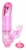 Вибратор розовый для двойной стимуляции Butterfly Vibrator