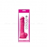 Силиконовый розовый фаллос на присоске Colours Pleasures 5''