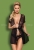 Сексуальный халатик с кружевом и трусиками Swanita Robe XXL