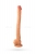Длинный гибкий рельефный фаллос на присоске Real Stick 13,6''