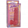 Розовый прозрачный фаллос на присоске Cristal Jellies 8"