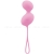 Вагинальные шарики из силикона Ovo L3 Love Ball Pink