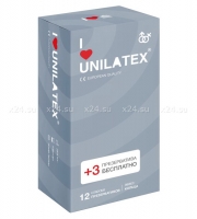 Презервативы UNILATEX ребристые (12 шт)