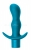 Анальная пробка с вибрацией Spice it up Satisfaction Aquamarine (7 режимов)