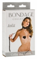 Ошейник с поводком Bondage Collection Collar and Leash