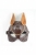 Кожаная маска кошки с золотистым украшением Harness Cat Mask