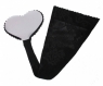 Черные ажурные трусы-невидимка с клейкой лентой Svenjoyment SL