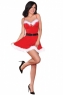 Кокетливое новогоднее платьице на косточках с пухом марабу Meredith SM