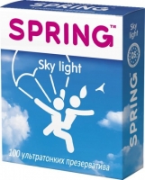 Ультратонкие презервативы SPRING Sky Light с ароматом ванили (100 шт)