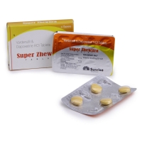 Super Zhewitra ( Варденафил 20 мг + Дапоксетин 60 мг ) препарат для увеличения сексуальной активности и длительности полового акта (4 таб.)