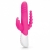 Вибратор для тройной стимуляции Double Penetration Rabbit Vibrator с вращающимися шариками (7 режимов)