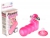 Розовая расширяющая насадка с вибрацией PLEASURE ENHANCER