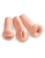 Набор мастурбаторов вагина-анус-ротик Pipedream Extreme Toyz All 3 Holes