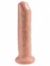 Реалистичный фаллос на присоске с подвижной крайней плотью Uncut Cock 7''