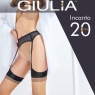 Телесные тонкие чулки под пояс Giulia INCANTO 20 den 1/2 (XS/S)