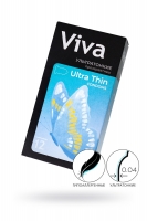 Ультратонкие презервативы VIVA 0,04 мм (12 шт)