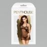 Черный пеньюар со стрингами Penthouse All yours LXL