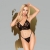 Черный кружевной комплект Penthouse Double spice LXL