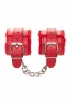 Красные наручники с меховым подкладом ANONYMO ,0105