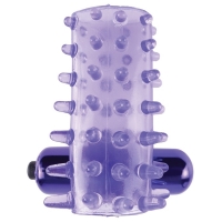 Эрекционное кольцо Fantasy C-Ringz Vibrating Super Sleeve-Purple