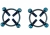 Винтовые зажимы для сосков Nipple Jewellery Blue Moon