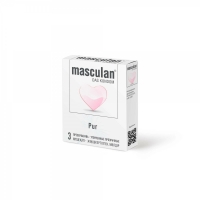 Классические презервативы с большим количеством смазки Masculan PUR (3 шт)