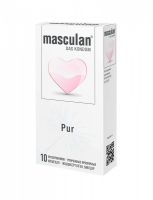 Классические презервативы с большим количеством смазки Masculan PUR (10 шт)