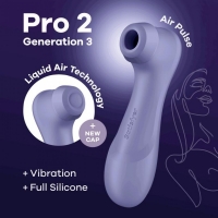 Клиторальный вибростимулятор Pro 2 Generation 3 with Liquid Air (12+11 режимов)