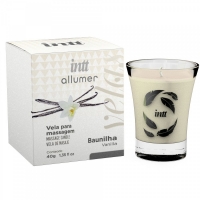 Массажная свеча для поцелуев INTT Vanilla с ароматом ванили (40 г)