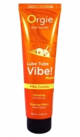 Лубрикант с эффектом вибрации Orgie Lube Tube Vibe Medium Pina Colada, 100 мл
