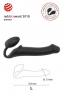 Безремневой гнущийся страпон Strap-On-Me Semi-Realistic (размер L, 25 см)