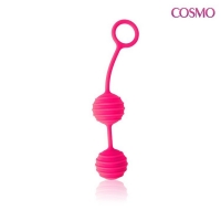 Небольшие ярко-розовые шарики в силиконовой оболочке Cosmo